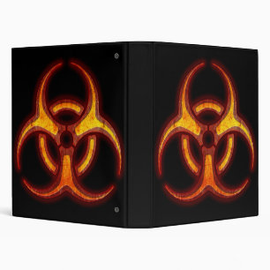 Biohazard Zombie Warning Binder
