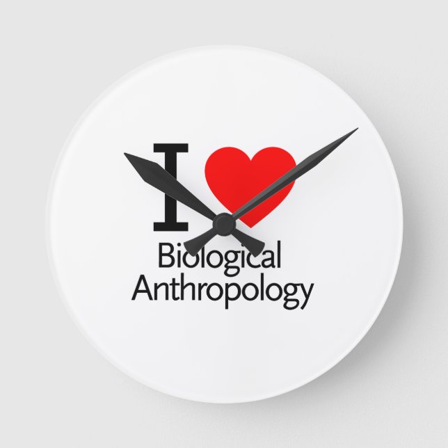 Biological Anthropology Round Clock (Front)