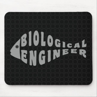Biological Engineer Grey Fish Mouse Pad