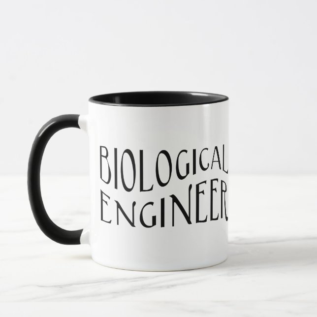 Biological Engineer Text Mug (Left)