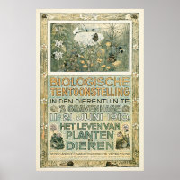 Biological Exhibition Poster, Dutch, Van Hoytema,