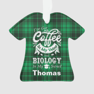 Biologie Café étudiant dans mes veines Plaid
