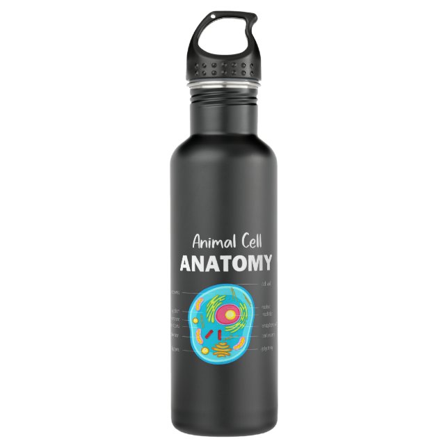 Biologist Science Anatomy Of Animal Cell 710 Ml Water Bottle (Front)