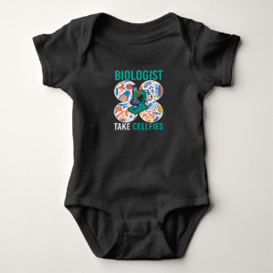 Biologist Take Cellfies Microbiology Baby Bodysuit