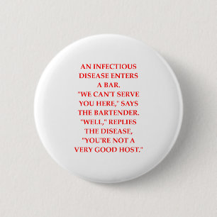 BIOLOGY 2 INCH ROUND BUTTON