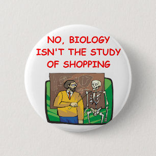 biology 2 inch round button