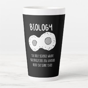 Biology - Biology The Only Science Gift Latte Mug