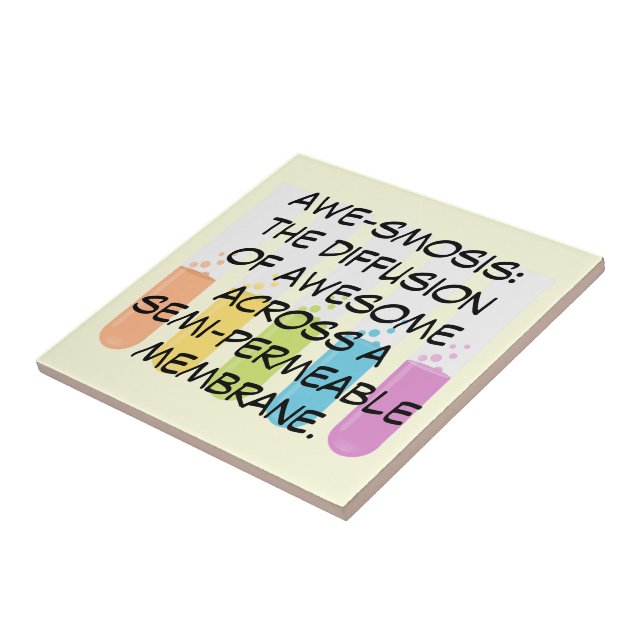 Biology & Chemistry Teachers: Science is Awesome Tile (Side)