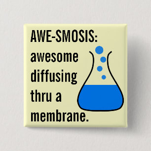 Biology & Chemistry: Teaching Science is Awesome 2 Inch Square Button