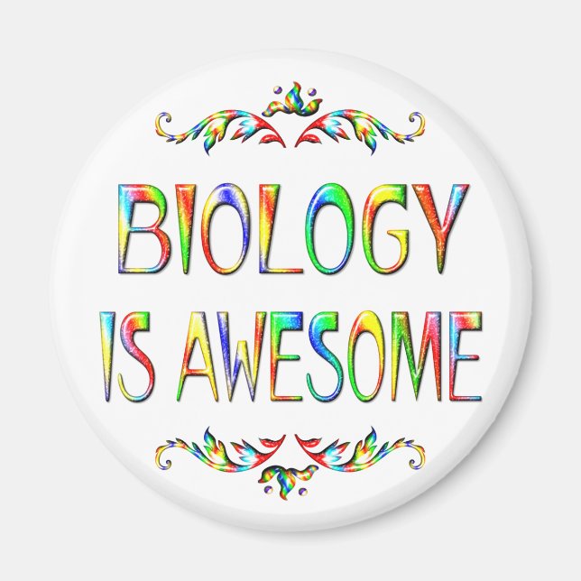 Biology is Awesome Magnet (Front)
