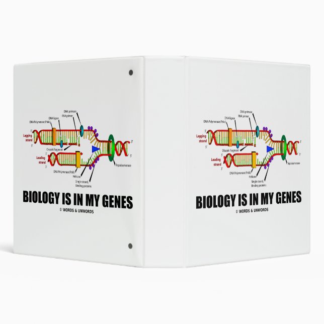Biology Is In My Genes DNA Replication Binder (Background)