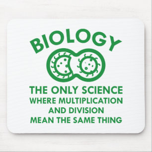 Biology Is In My Genes Mouse Pad