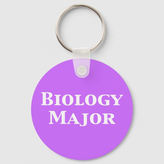 Biology Major Gifts Keychain (Front)