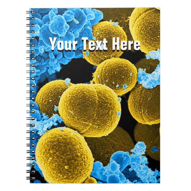 Biology Microbiology Abstract Notebook Template (Front)