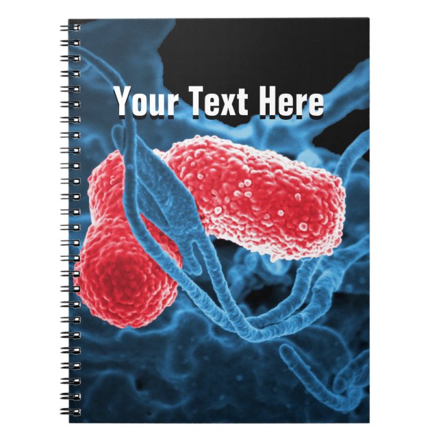 biology microbiology abstract Notebook Template (Front)
