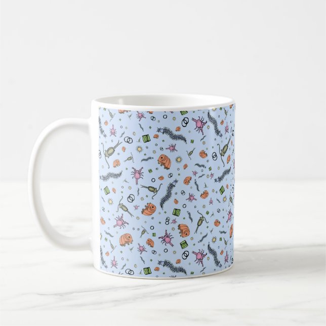 Biology Mug, Blue Coffee Mug (Left)