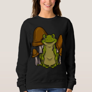 Biology Mycology Frog Catcher Mushroom Collector F Sweatshirt