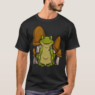 Biology Mycology Frog Catcher Mushroom Collector F T-Shirt