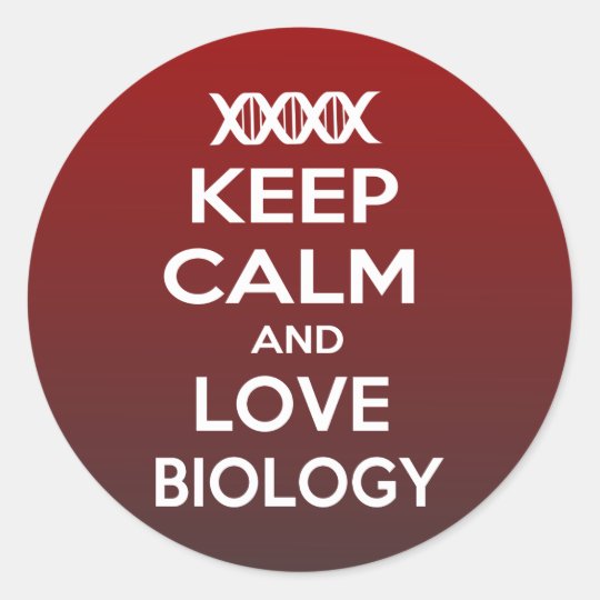 Biology nucleotide adenine pair with uracil UBiolo Classic Round Sticker