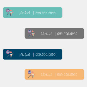 Biology School Class Lunch Name Number Labels