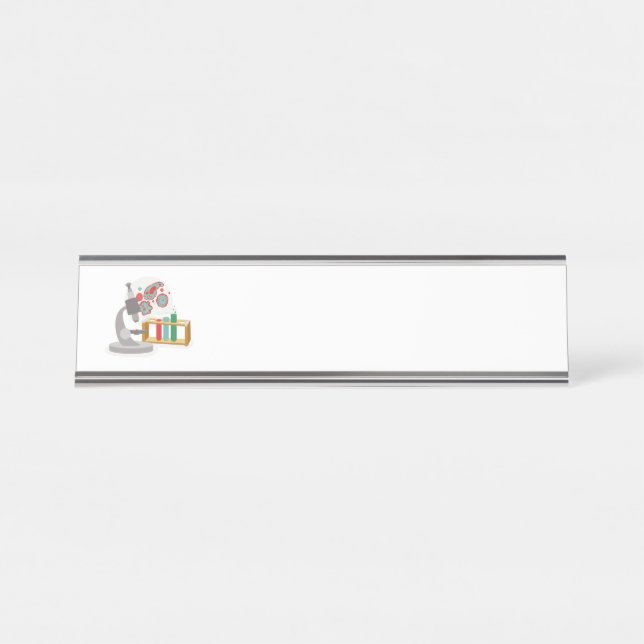 Biology Science Desk Name Plate (Front)