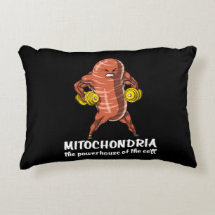 Biology Science Mitochondria Funny Joke Accent Pillow