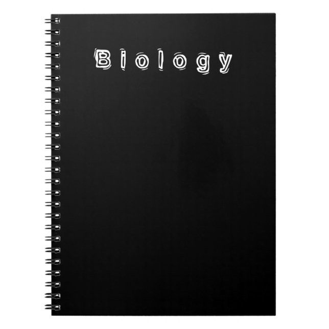 Biology Spiral Photo Notebook (Front)