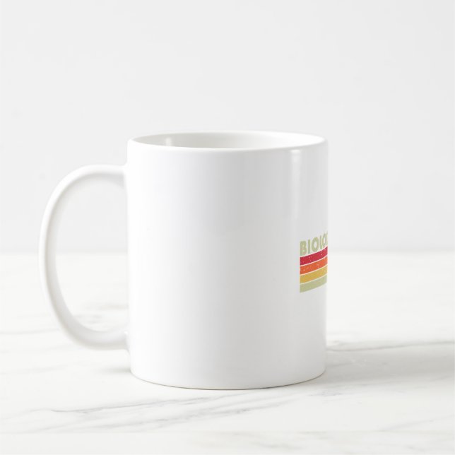 BIOLOGY TEACHER Funny Job Title Profession Birthda Coffee Mug (Left)