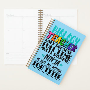 Biology Teacher Only Because Full Time Multi  Planner