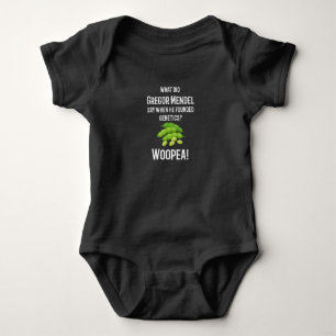 biology teacher science joke , nerdy humor gift baby bodysuit