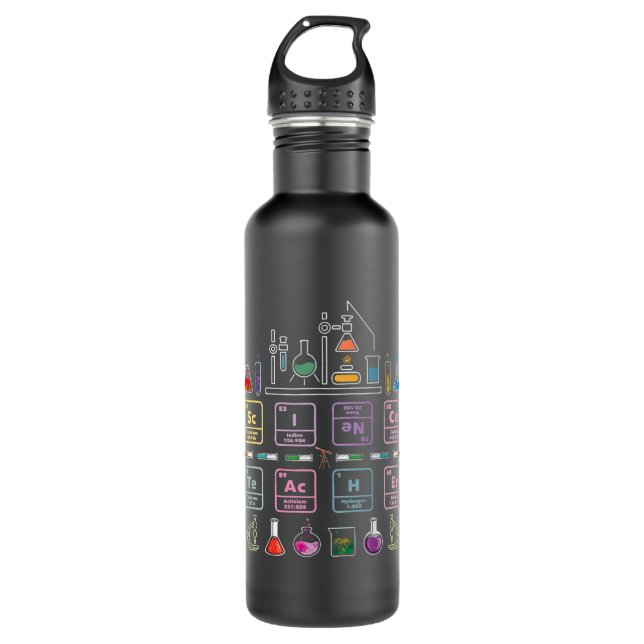 Biology Teacher Science Lover Microorganism Scienc 710 Ml Water Bottle (Front)