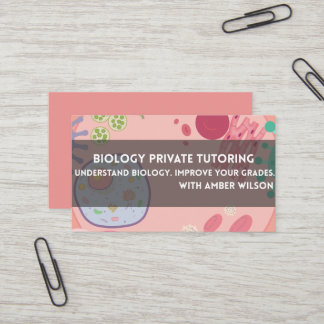 Biology Tutor Business Card