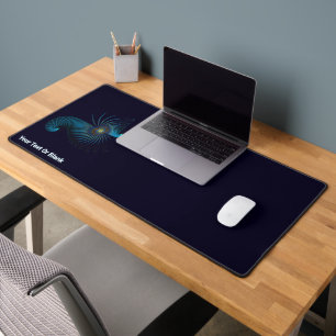 Bioluminescent Alien Sea Life Desk Mat