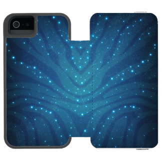 Bioluminescent Blue Alien Skin Pattern - Avatar Incipio Watson™ iPhone 5 Wallet Case