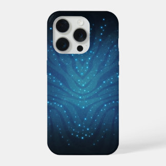 Bioluminescent Blue Alien Skin Pattern - Avatar iPhone 15 Pro Case