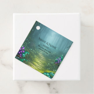 Bioluminescent Elegance Wedding Collection Favour Tags