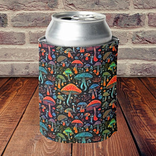 Bioluminescent Magic Mushrooms Can Cooler