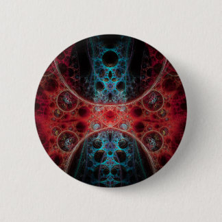 Biomechanica 1 Fractal Design 2 Inch Round Button