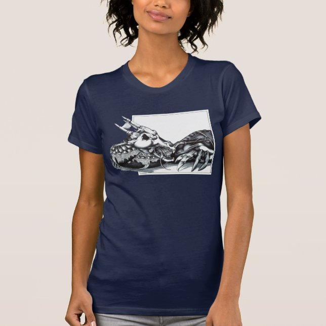 Biomechanical Dragon T-Shirt (Front)