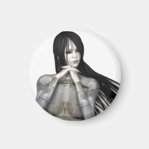 Biomechannequin Woman 3 - 3D Goth Mannequin Magnet
