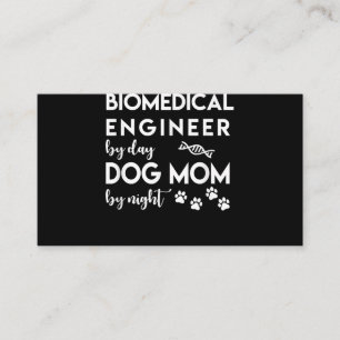 Biomedical Engineer Dog Mom Dog Lover Bio Engineer Business Card