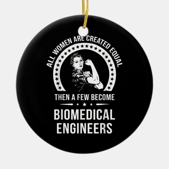 Biomedical Engineer For Women Biomedical Engineer Ceramic Ornament (Front)