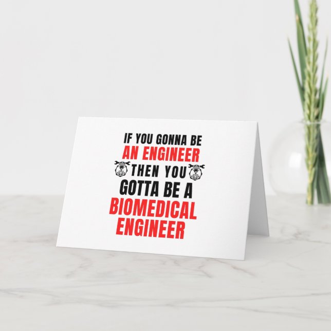 BIOMEDICAL ENGINEER HOLIDAY CARD (Front)