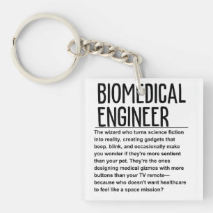 Biomedical engineer keychain