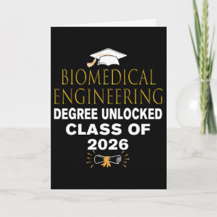 Biomedical Engineering Degree Unlocked Cl Of 2026 Card