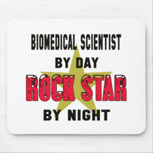 Biomedical scientist by Day rockstar by night Mouse Pad