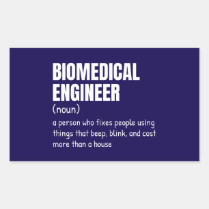 Biomedical Tech Funny Definition Sticker