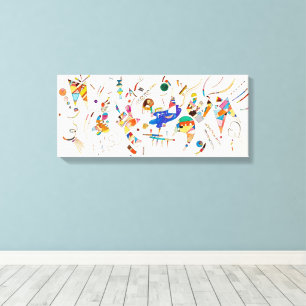 Biomorphic Geometry Wassily Kandinsky Canvas Print