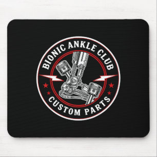 Bionic Ankle Replacement Recovery Bionic Ankle Sur Mouse Pad