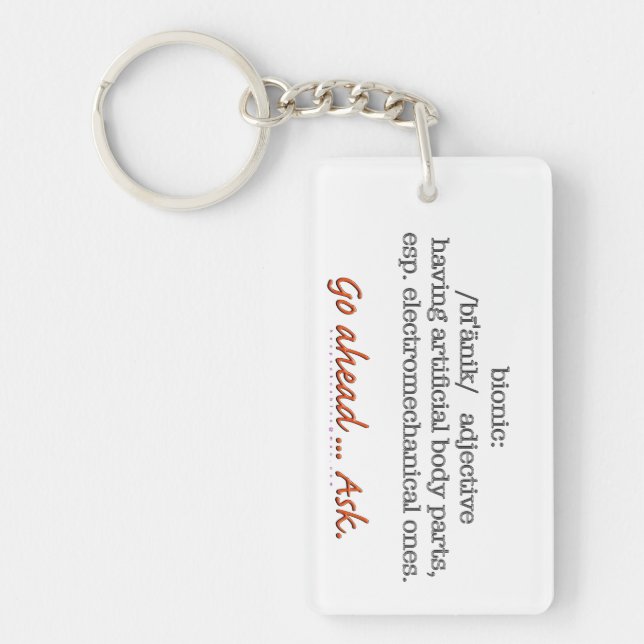 Bionic Definition II Keychain (Front)